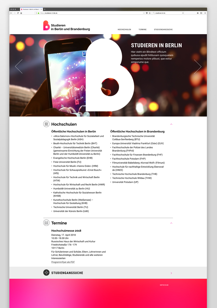 Studieren in Berlin • Atelier Hauer+Dörfler